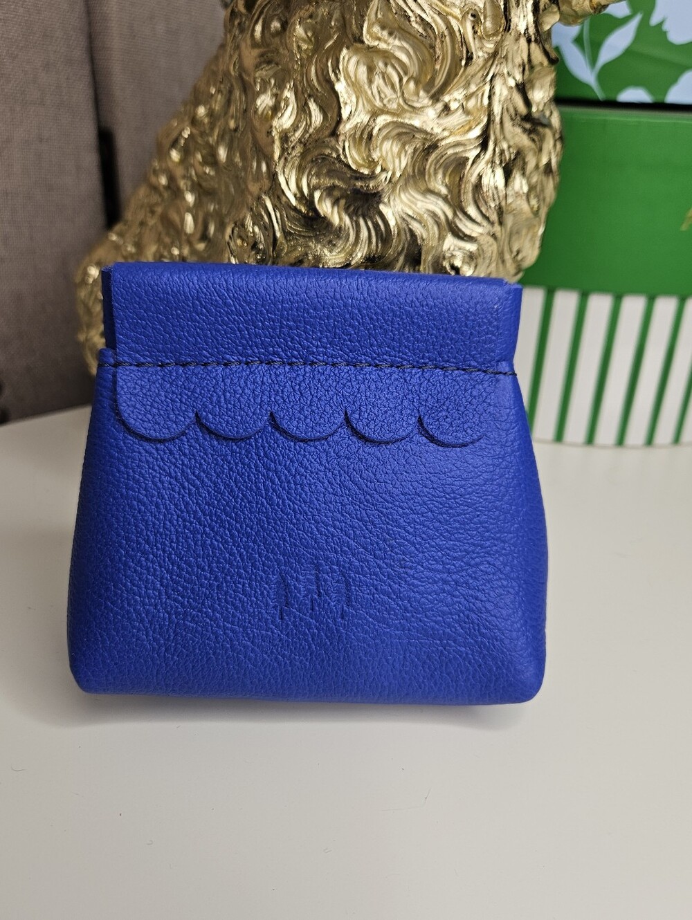 Portland Leather Goods Molino Blue Penny Pouch - Picture 7 of 11